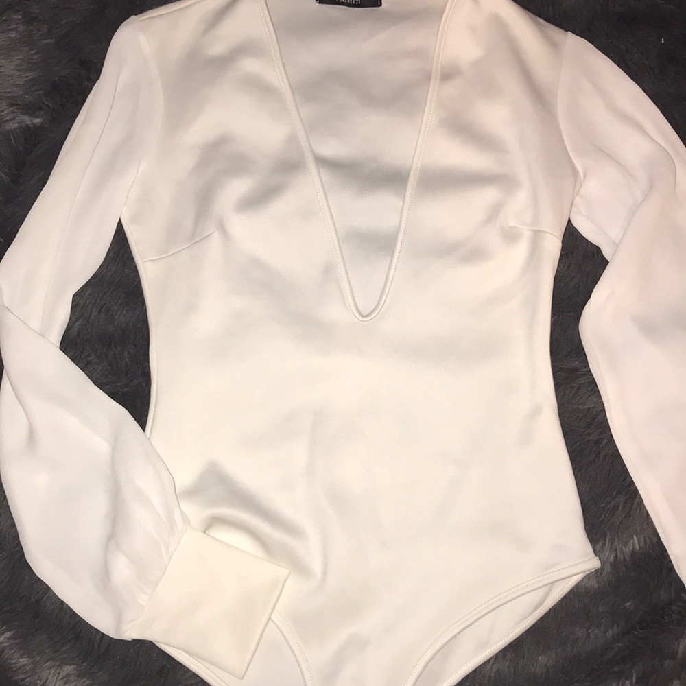 F21 plunge bodysuit
